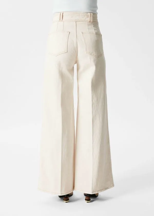 Women Jeans and Other Stories PressCrease Flared Jeans Cream