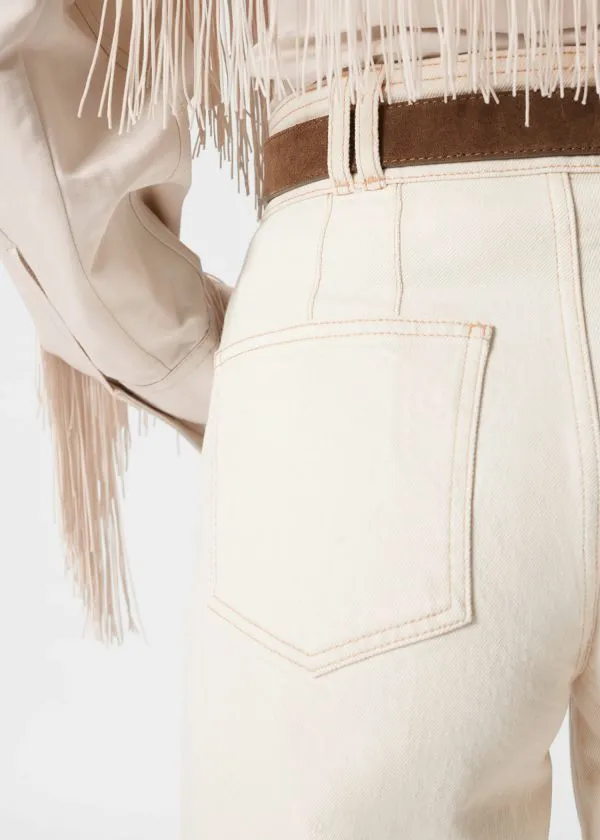 Women Jeans and Other Stories PressCrease Flared Jeans Cream