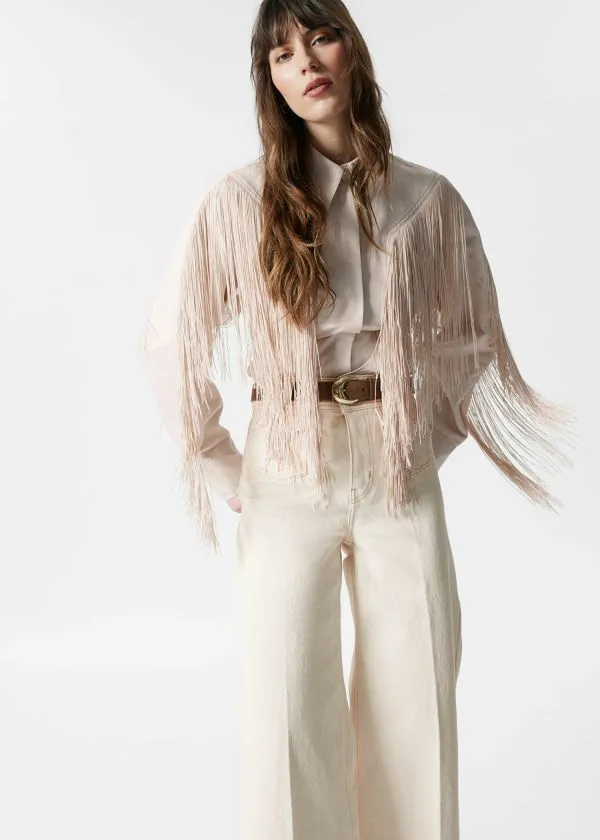 Women Jeans and Other Stories PressCrease Flared Jeans Cream