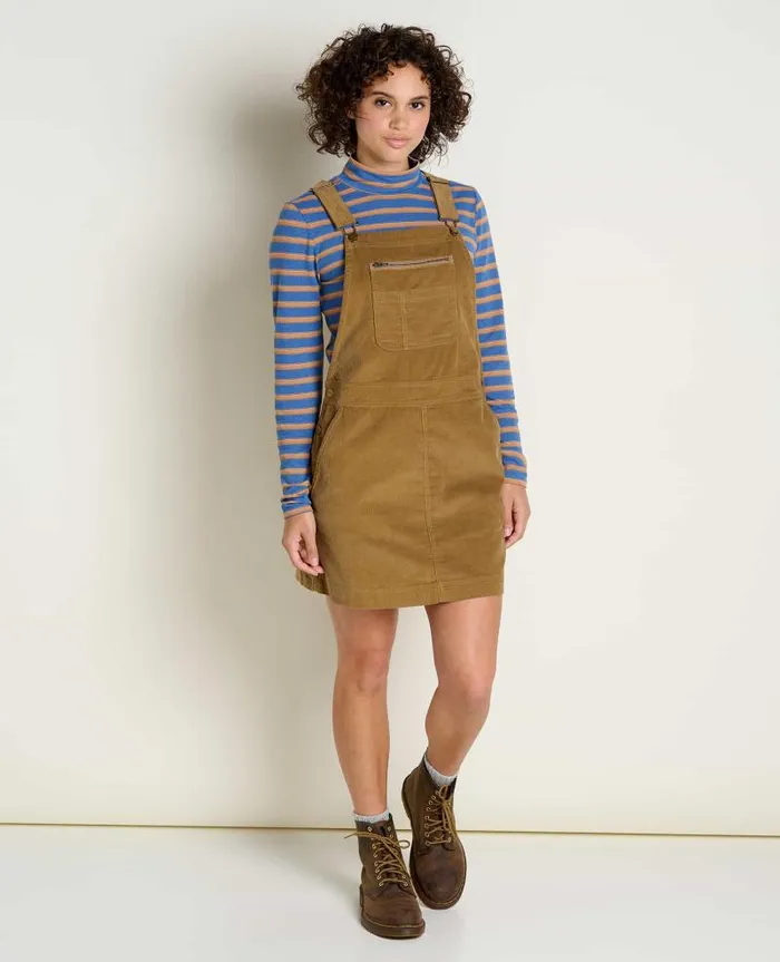 Women Jumpsuits and Overalls Toad and Co Scouter Cord Jumper Honey Brown