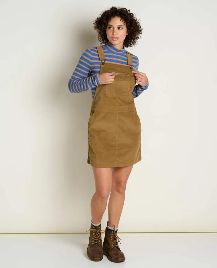 Women Jumpsuits and Overalls Toad and Co Scouter Cord Jumper Honey Brown