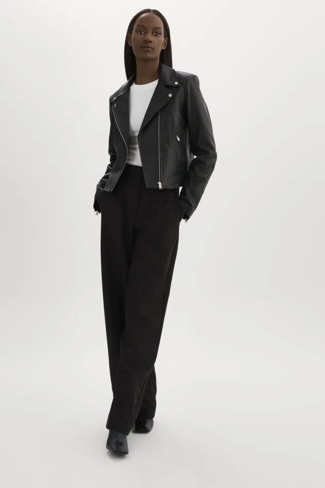 Women KELSEY Leather Biker Jacket Black LAMARQUE Leather Jackets Women KELSEY Leather Biker Jacket Black LAMARQUE Leather Jackets