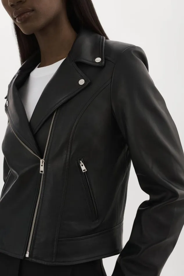 Women KELSEY Leather Biker Jacket Black LAMARQUE Leather Jackets Women KELSEY Leather Biker Jacket Black LAMARQUE Leather Jackets