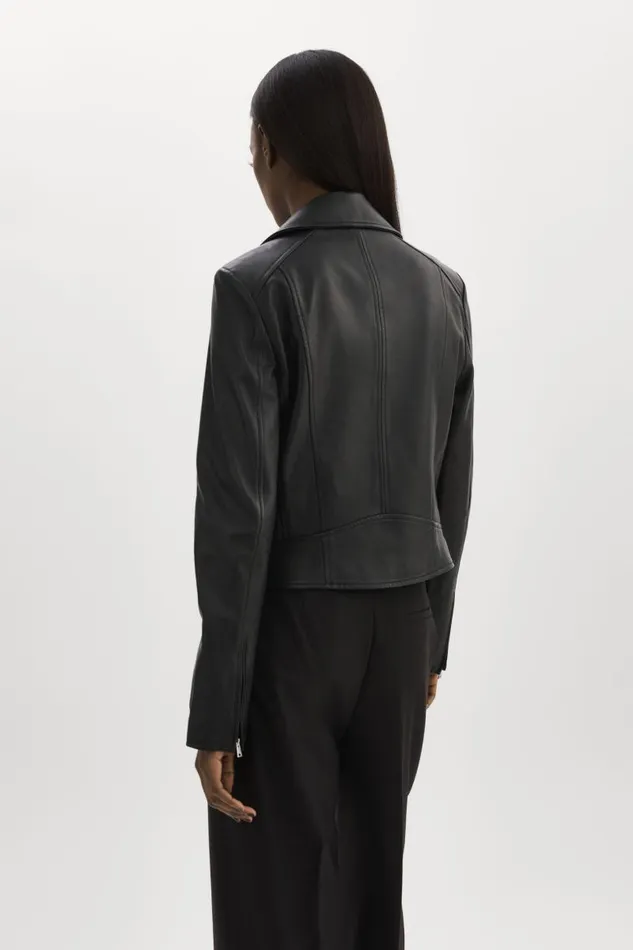 Women KELSEY Leather Biker Jacket Black LAMARQUE Leather Jackets Women KELSEY Leather Biker Jacket Black LAMARQUE Leather Jackets