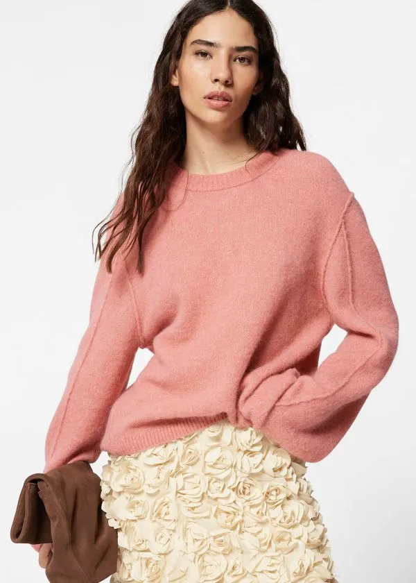 Women Knitwear and Other Stories AlpacaBlend Knit Jumper Coral
