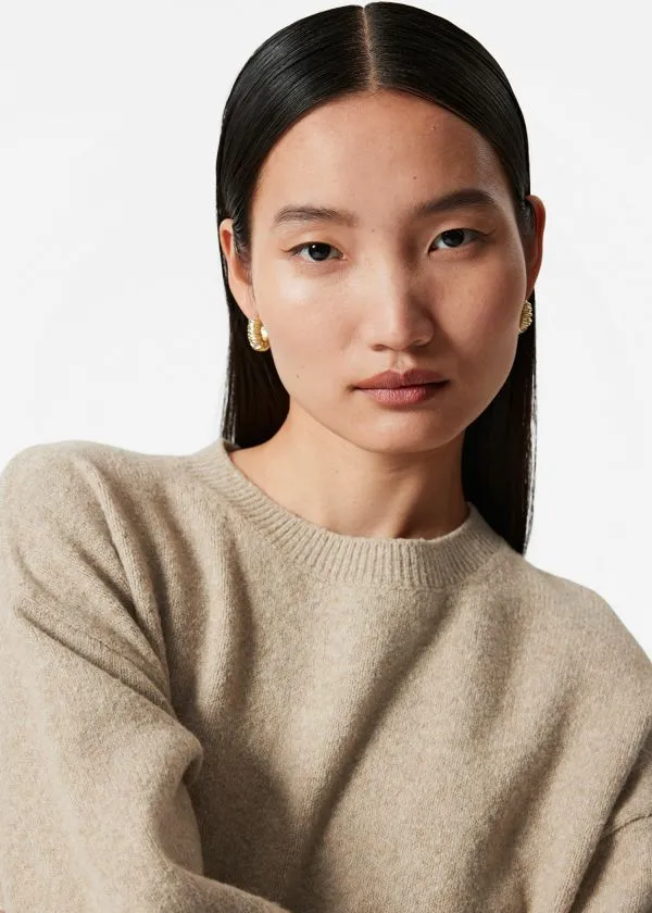 Women Knitwear and Other Stories Relaxed Knit Jumper Mole
