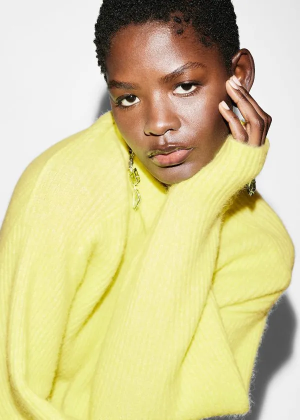 Women Knitwear and Other Stories RibKnit Jumper Yellow