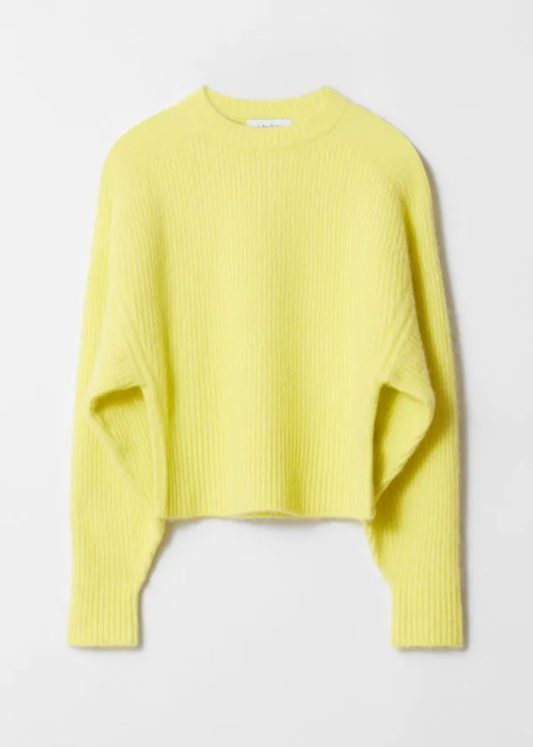 Women Knitwear and Other Stories RibKnit Jumper Yellow