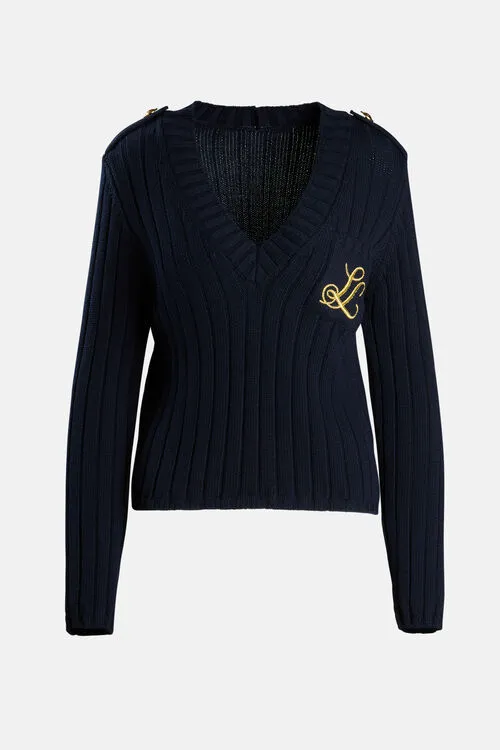Women Knitwear Luisa Spagnoli Carnagione Carnagione Night Blue Women Knitwear Luisa Spagnoli Carnagione Carnagione Night Blue
