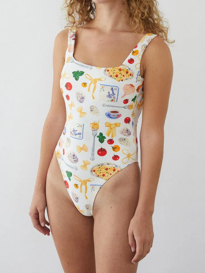 Women Lisbon One Piece Buon Appetito Ivory Lisa Says Gah Swim