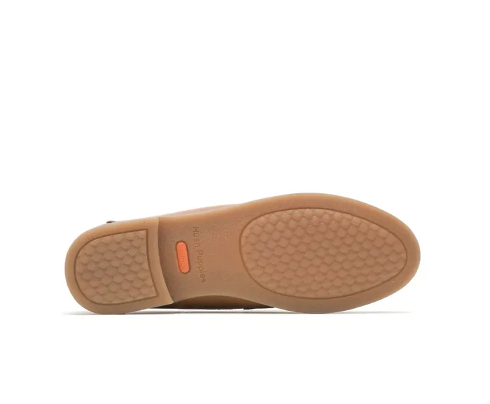 Women Loafers Hush Puppies Wren Loafer Perfect Fit Tan Leather