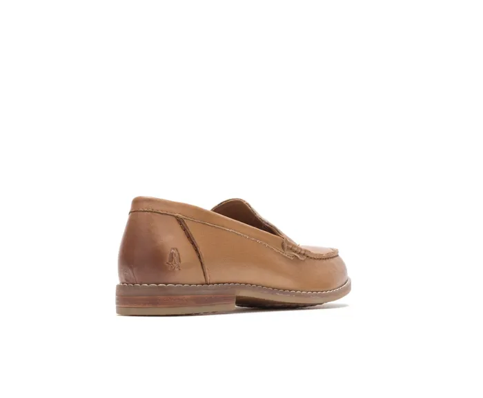 Women Loafers Hush Puppies Wren Loafer Perfect Fit Tan Leather