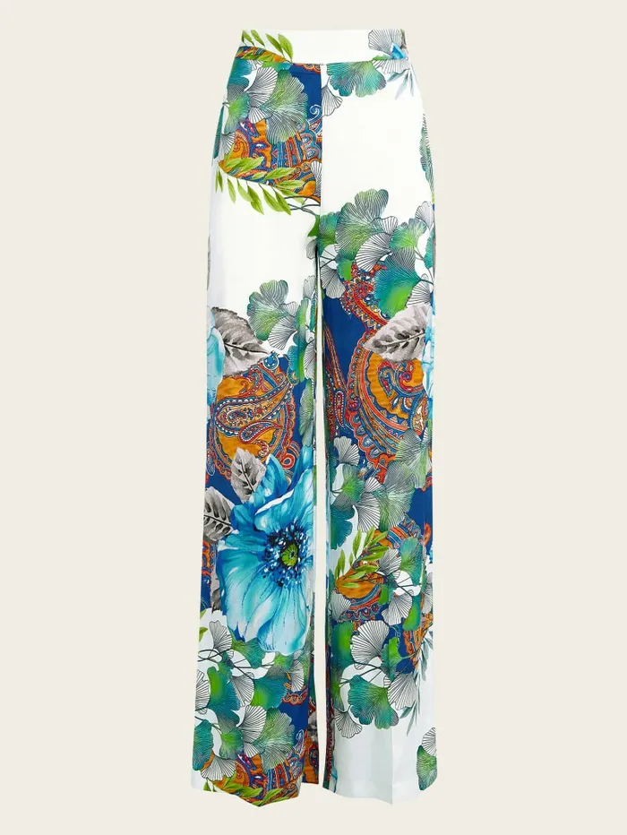 Women Lucy Pant Lucky Charm Print Bottoms GUESS Women Lucy Pant Lucky Charm Print Bottoms GUESS
