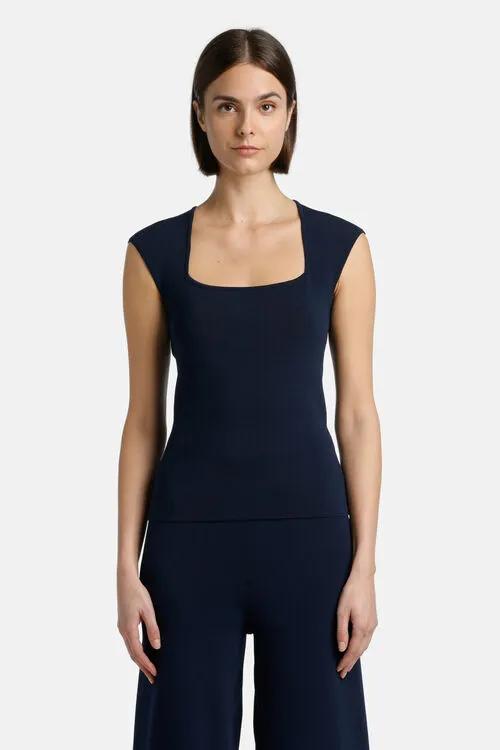 Women Luisa Spagnoli Cebrio Cebrio Peacock Tops and TShirts