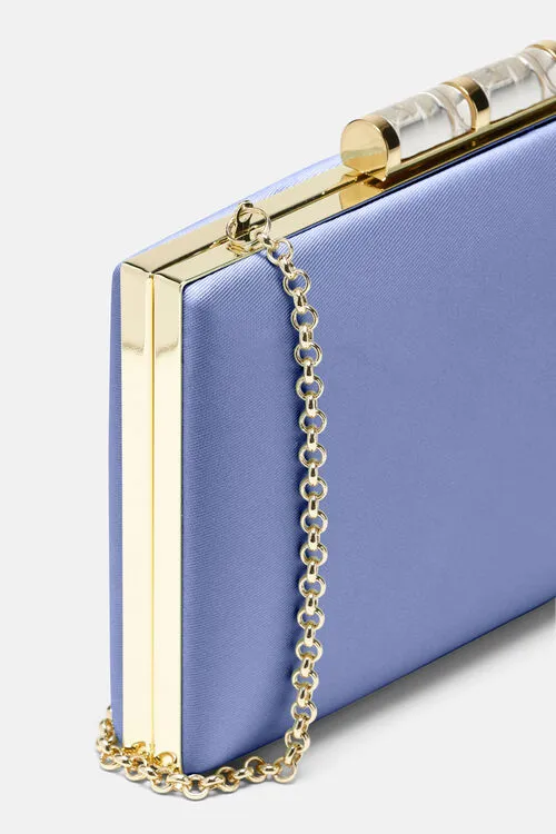 Women Luisa Spagnoli Ivy Ivy PeriwinkleLight Gold Clutch and Pochette