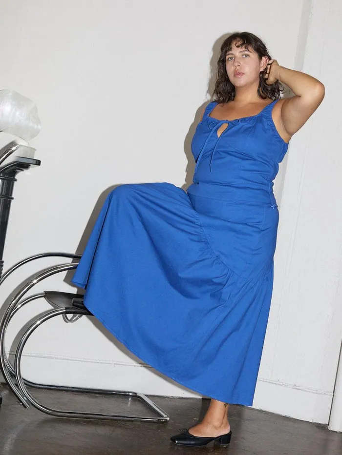 Women Maeve Midi Skirt Cobalt Lisa Says Gah Skirts