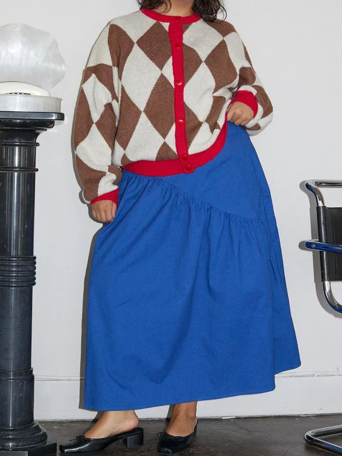 Women Maeve Midi Skirt Cobalt Lisa Says Gah Skirts