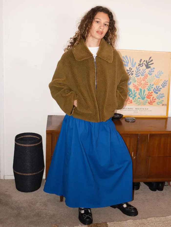 Women Maeve Midi Skirt Cobalt Lisa Says Gah Skirts