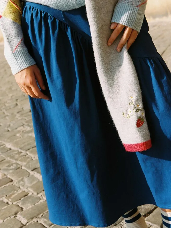 Women Maeve Midi Skirt Cobalt Lisa Says Gah Skirts