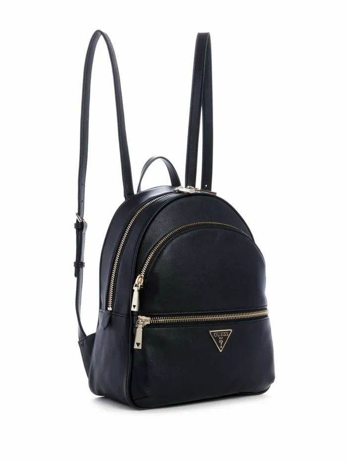 Women Manhattan Large Backpack Black Handbags GUESS Women Manhattan Large Backpack Black Handbags GUESS