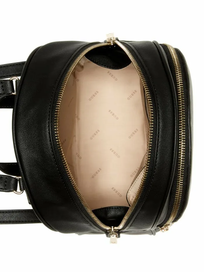 Women Manhattan Large Backpack Black Handbags GUESS Women Manhattan Large Backpack Black Handbags GUESS