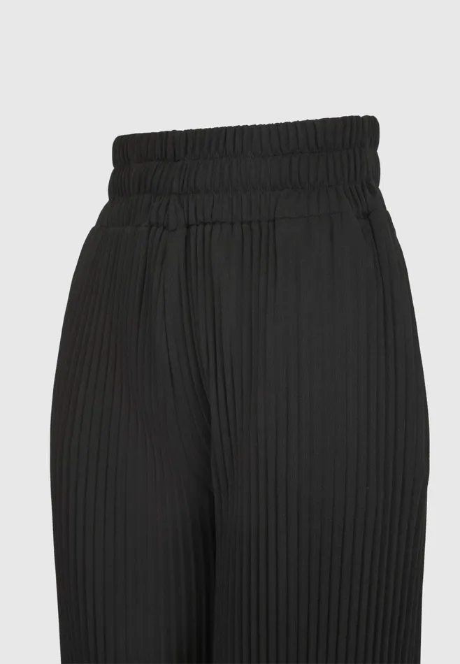 Women Manire De Voir Pleated Trousers Black