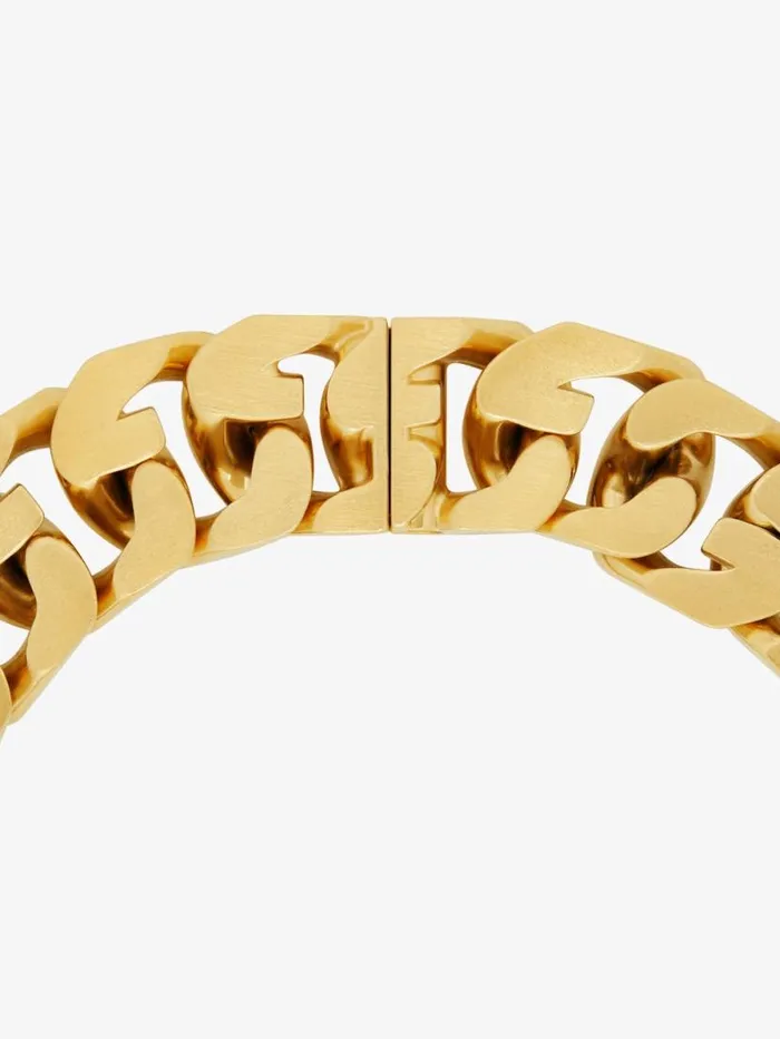 WomenMen Jewelry Givenchy Medium G Chain Necklace In Metal Golden Yellow WomenMen Jewelry Givenchy Medium G Chain Necklace In Metal Golden Yellow