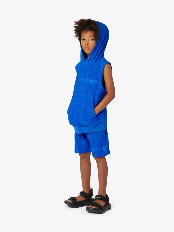WomenMen Plage Capsule Givenchy GIVENCHY Bermuda Shorts In 4G Cotton Towelling Jacquard Royal Blue WomenMen Plage Capsule Givenchy GIVENCHY Bermuda Shorts In 4G Cotton Towelling Jacquard Royal Blue