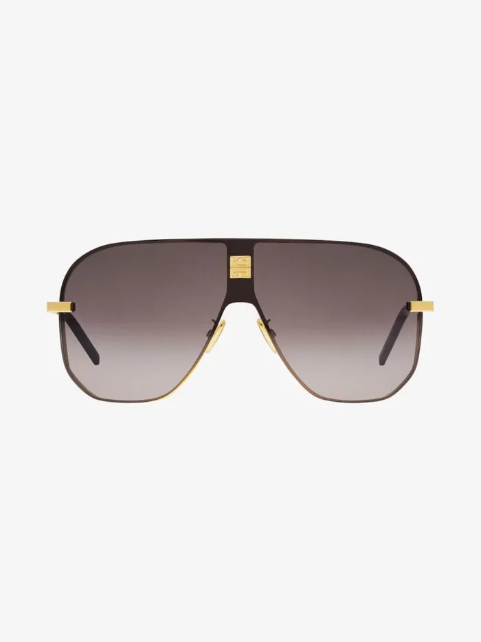 WomenMen Sunglasses Givenchy 4GEM Unisex Sunglasses In Metal Golden