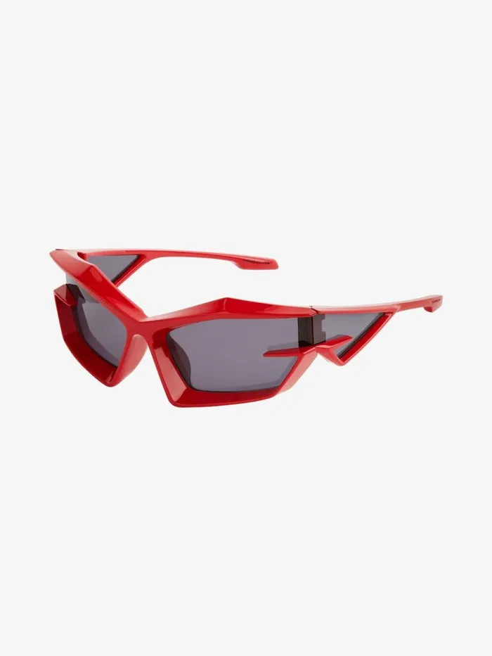 WomenMen Sunglasses Givenchy Giv Cut Unisex Injected Sunglasses Red