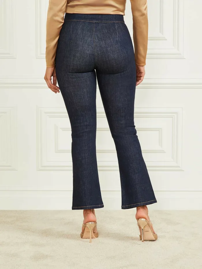 Women Mia Denim Flare Pant Hailey Wash Bottoms GUESS Women Mia Denim Flare Pant Hailey Wash Bottoms GUESS