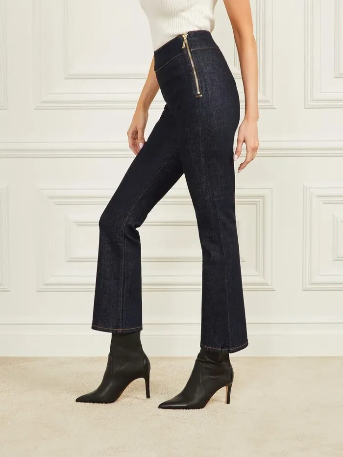 Women Mia Denim Flare Pant Hailey Wash Bottoms GUESS Women Mia Denim Flare Pant Hailey Wash Bottoms GUESS