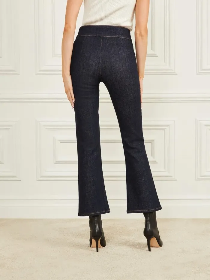 Women Mia Denim Flare Pant Hailey Wash Bottoms GUESS Women Mia Denim Flare Pant Hailey Wash Bottoms GUESS