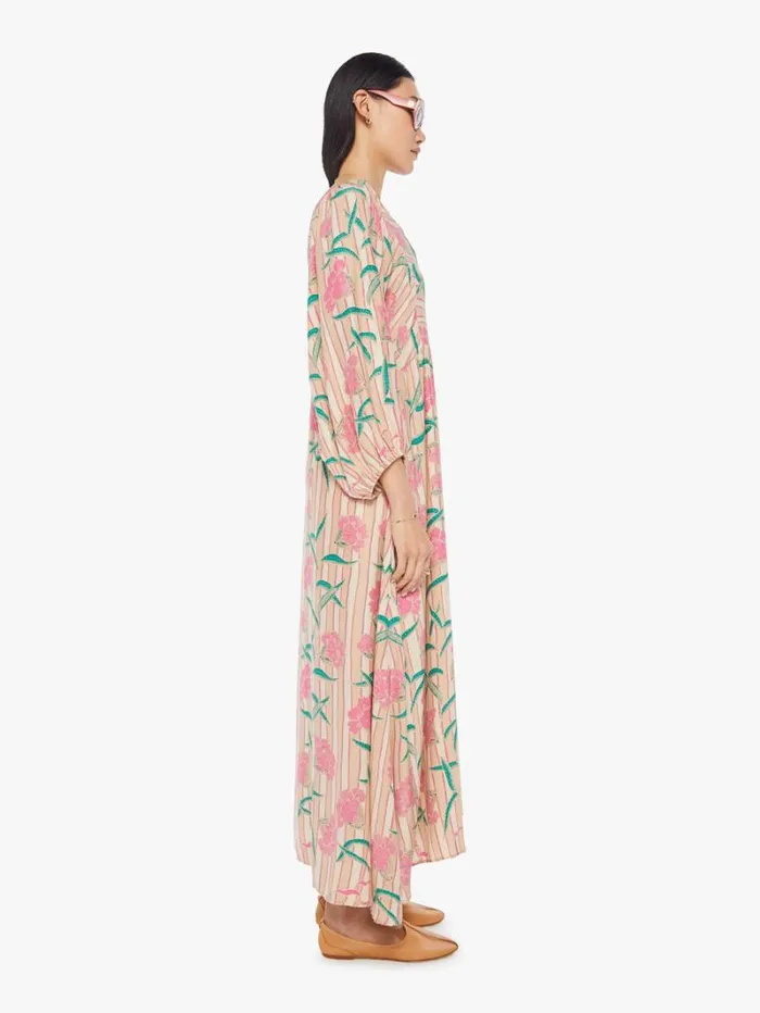 Women Mother Denim Alice Dress Chamomile Rose