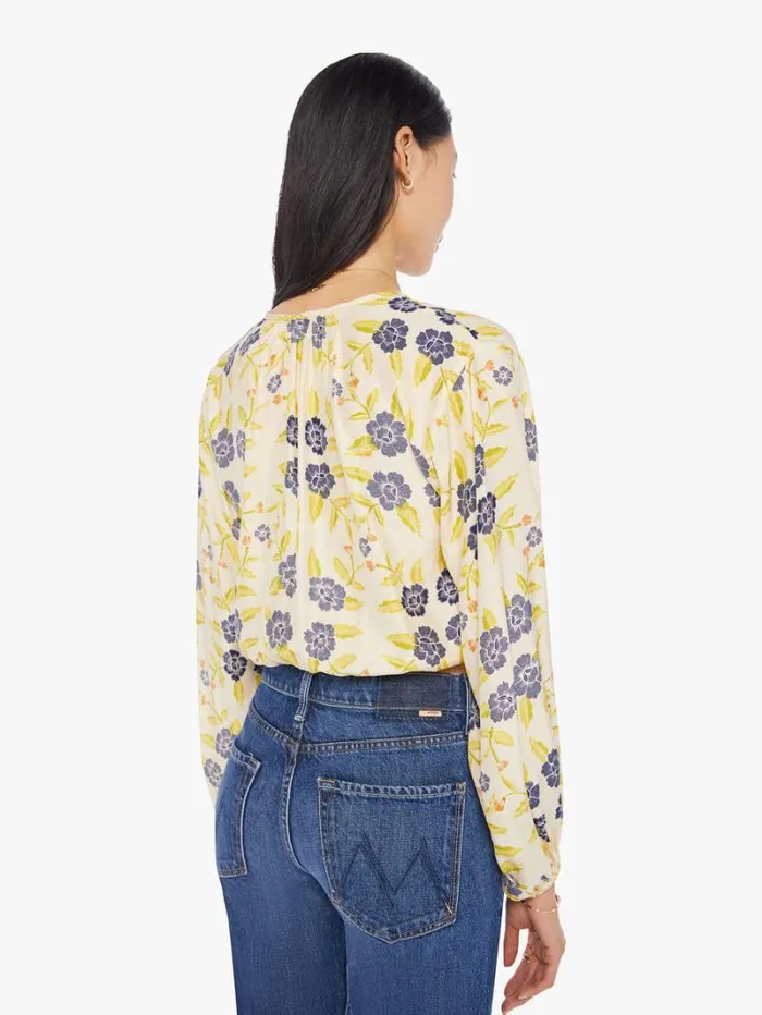 Women Mother Denim Amelia Top Prairie Indigo