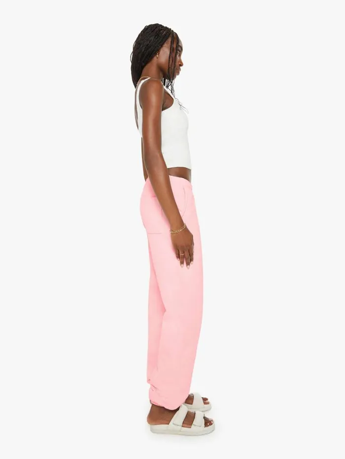 Women Mother Denim Botox Sweatpant Pink