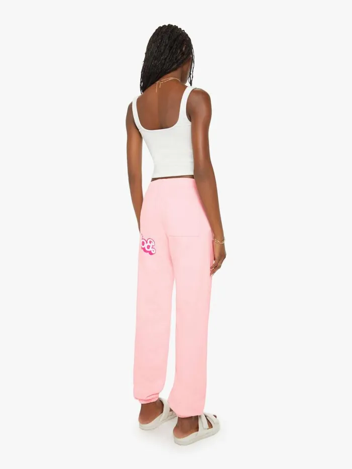 Women Mother Denim Botox Sweatpant Pink