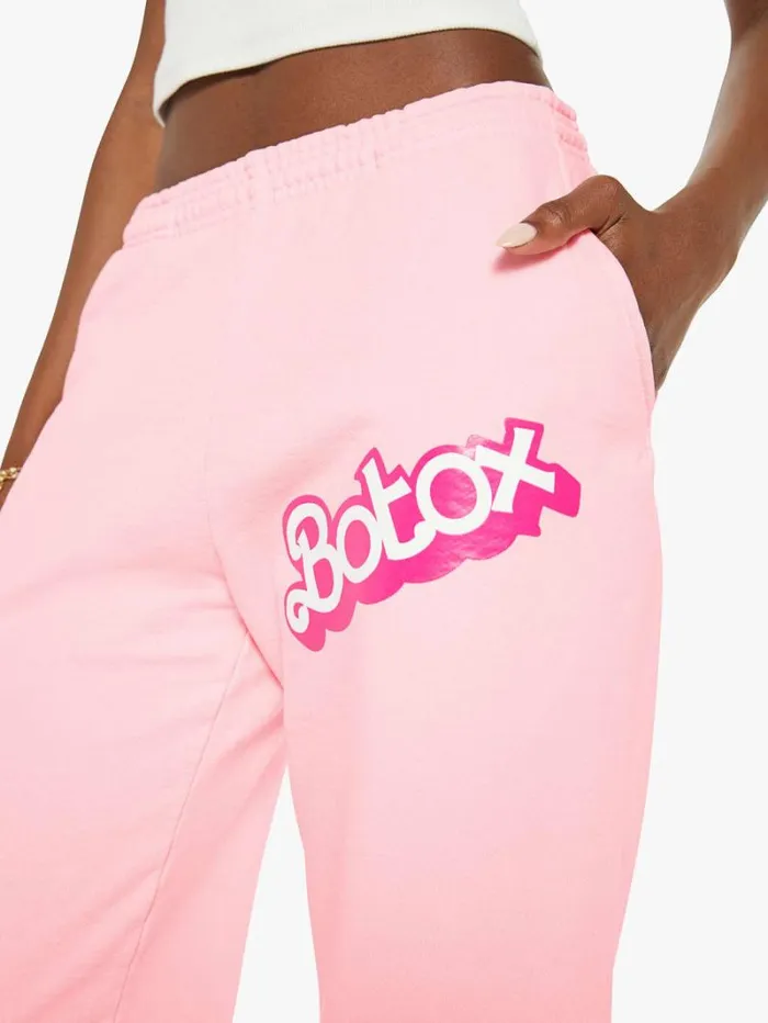 Women Mother Denim Botox Sweatpant Pink