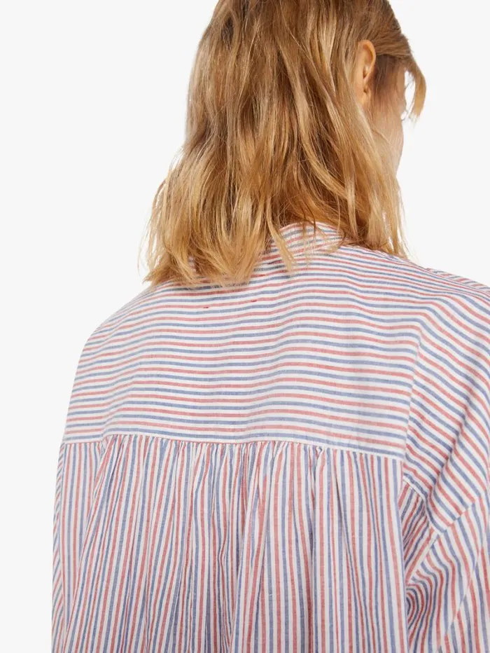 Women Mother Denim Jones Shirt Firework Stripe