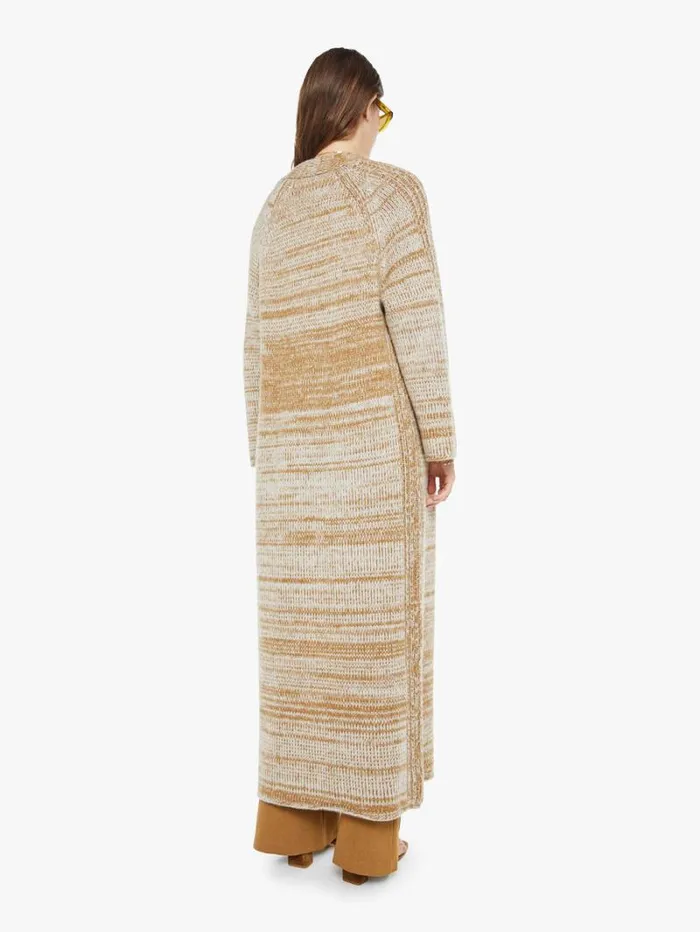 Women Mother Denim Mercedes Drama Duster W Rib Gold Horchata Women Mother Denim Mercedes Drama Duster W Rib Gold Horchata