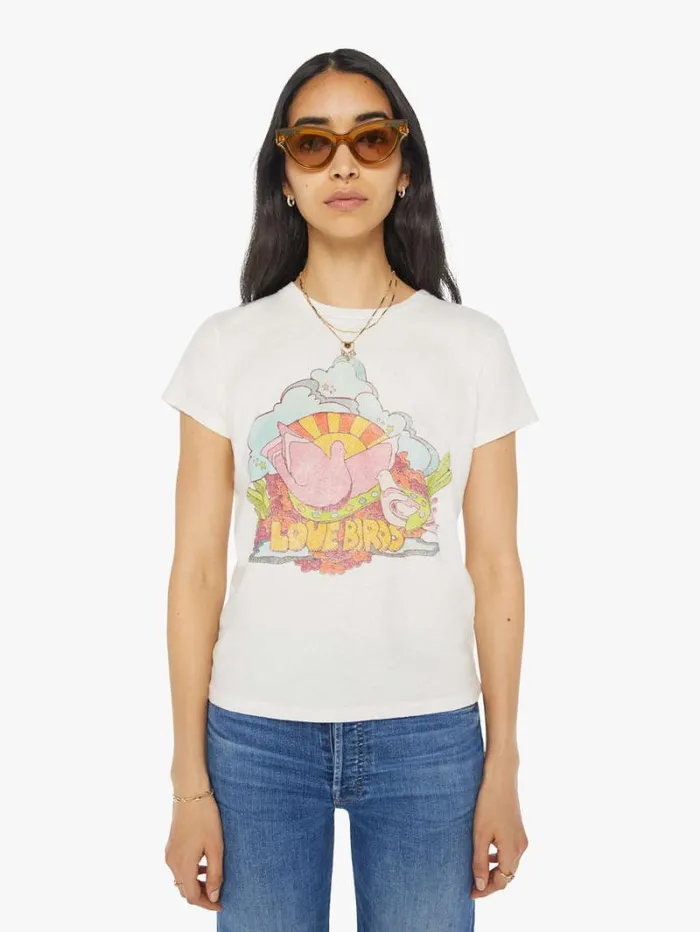 Women Mother Denim The Boxy Goodie Goodie Love Birds
