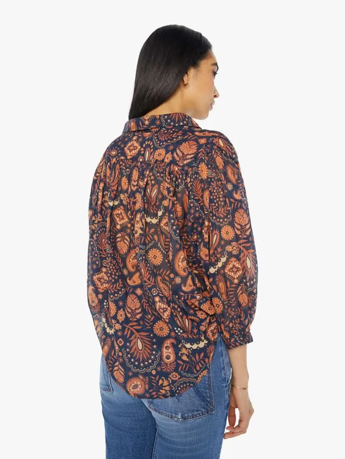 Women Mother Denim The Breeze Top Henna Happiness