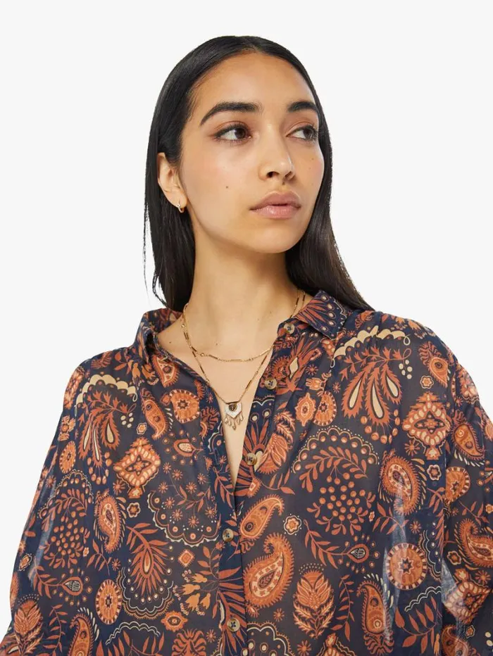 Women Mother Denim The Breeze Top Henna Happiness