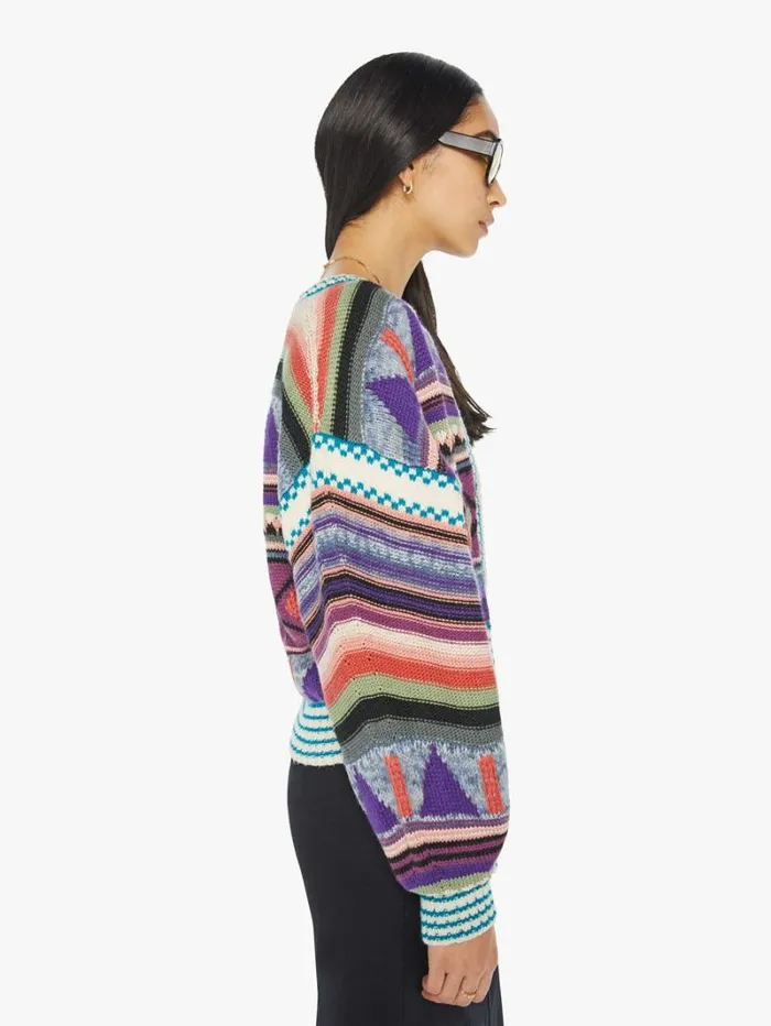 Women Mother Denim The Soaring High Cardigan Flying Flags
