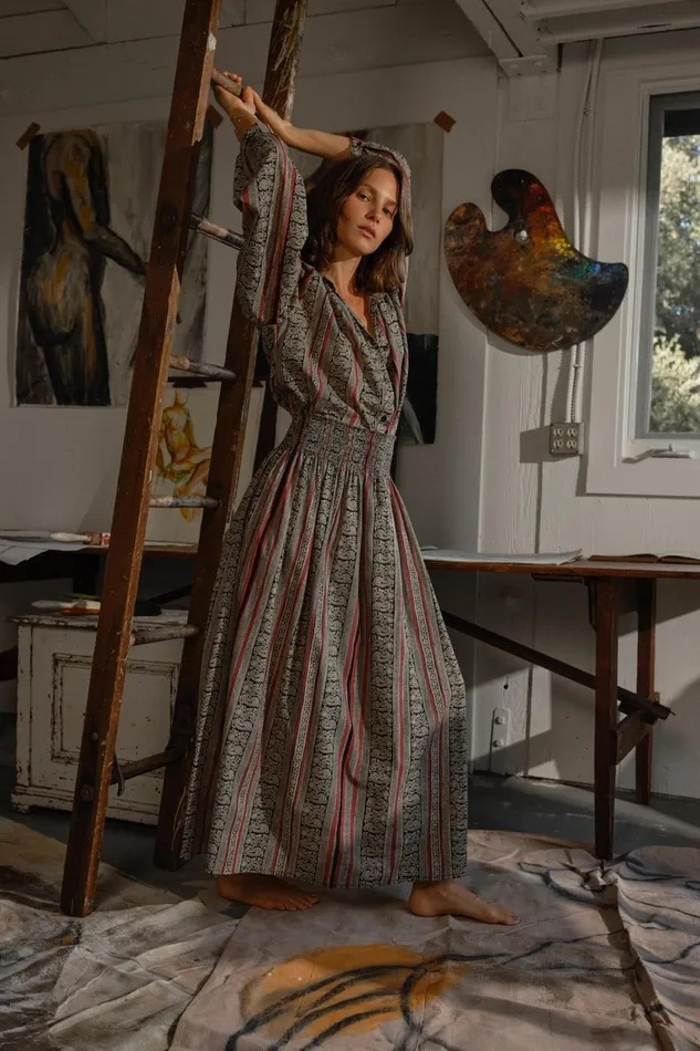 Women Natalie Martin Bottoms Bella Skirt Paisley Stripe Black Women Natalie Martin Bottoms Bella Skirt Paisley Stripe Black