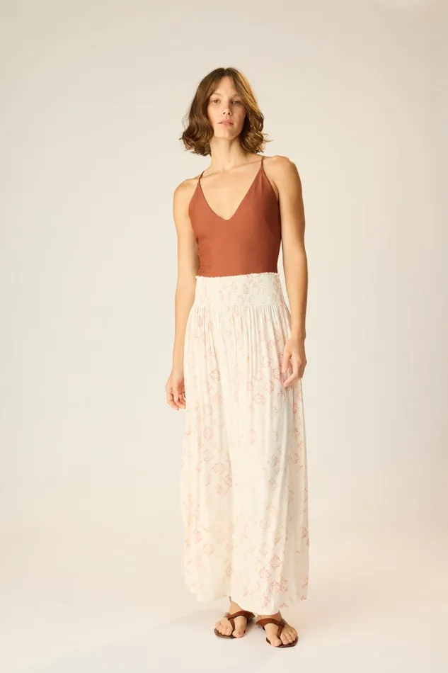 Women Natalie Martin Bottoms Bella Skirt Spanish Tile Sunrise