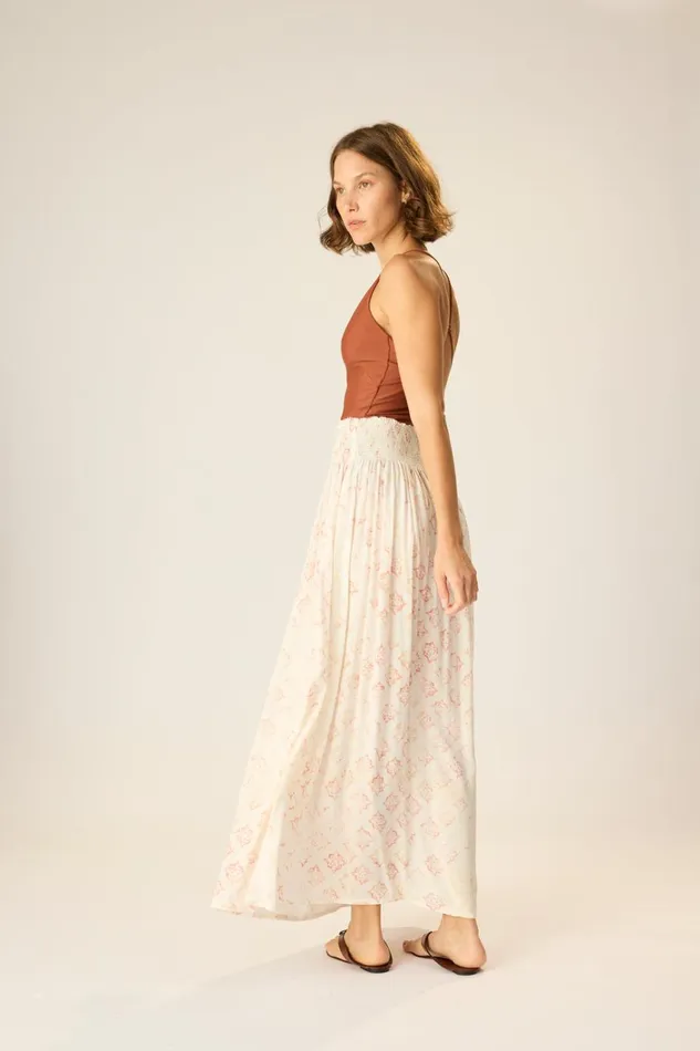 Women Natalie Martin Bottoms Bella Skirt Spanish Tile Sunrise
