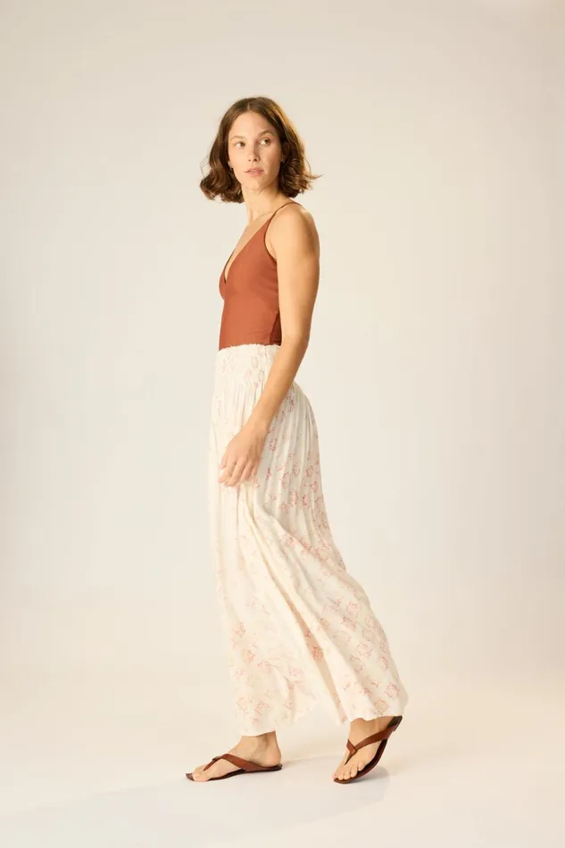 Women Natalie Martin Bottoms Bella Skirt Spanish Tile Sunrise
