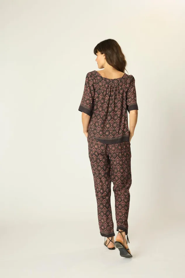 Women Natalie Martin Bottoms Bianca Pant Fleurdelis Black Women Natalie Martin Bottoms Bianca Pant Fleurdelis Black