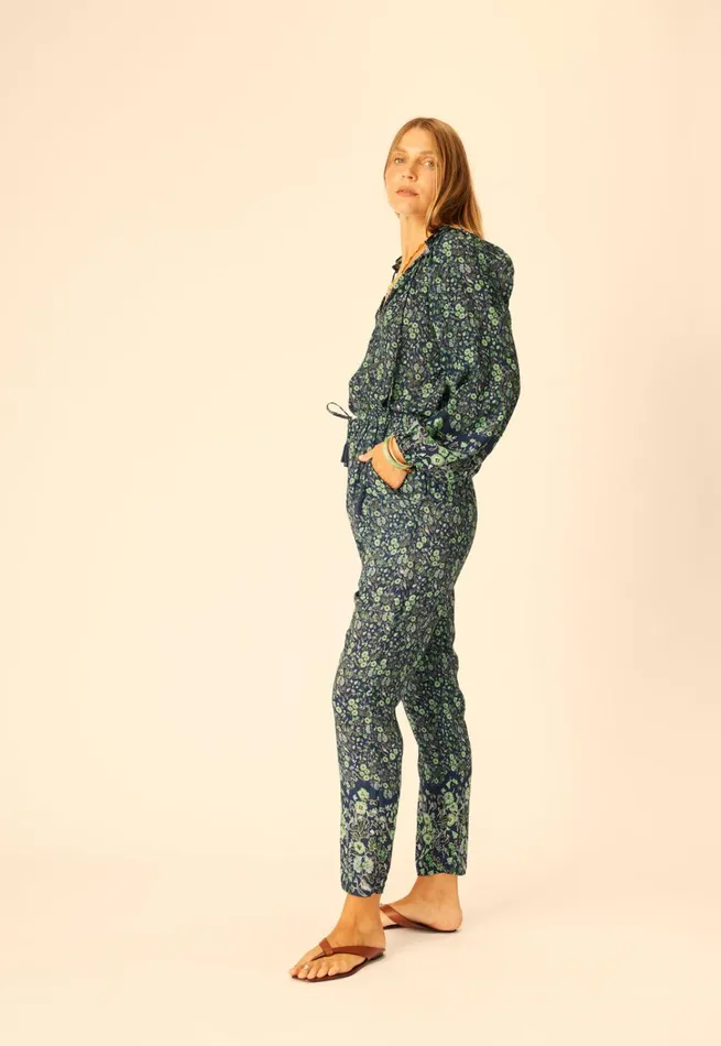 Women Natalie Martin Bottoms Bianca Pant Petite Fleur Marine